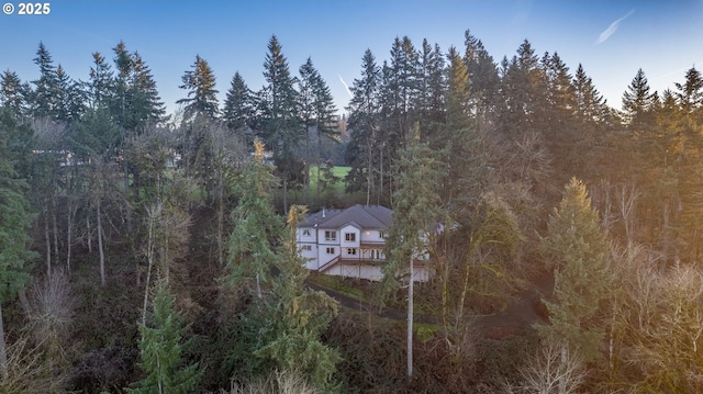 14788 S Burkstrom Rd, Oregon City, OR 97045 - view of subject property with a heavily wooded area