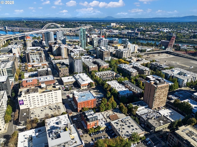 1240 NW Hoyt St Unit 6, Portland, OR 97209 - drone / aerial view with a city view and a water view