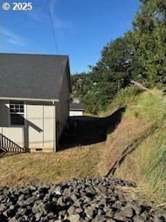 1332 SE Strong Ave, Roseburg, OR 97470 - view of side of property featuring a storage unit