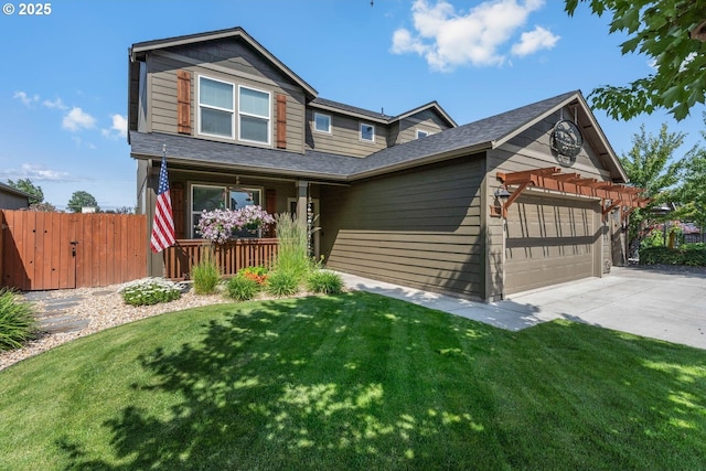 802 NW Green Forest Cir, Redmond, OR 97756 - view of front facade with a garage, driveway, and roof with shingles