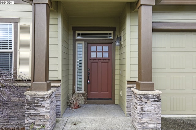 1455 NE Cooper Ln, Estacada, OR 97023 - doorway to property featuring a porch