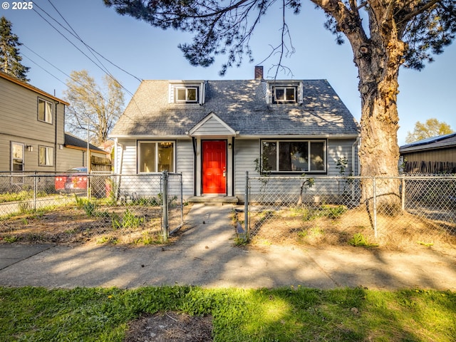 3033 SE 85th Ave, Portland, OR 97266 - bungalow-style house with a chimney and a fenced front yard