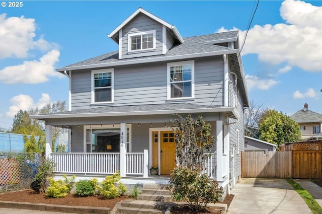 4926 NE 12th Ave, Portland, OR 97211 - traditional style home with a porch and roof with shingles