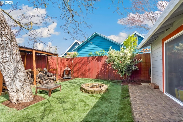 4926 NE 12th Ave, Portland, OR 97211 - view of yard with an outdoor fire pit