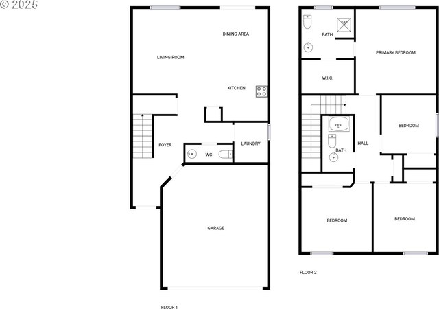 10095 NW Curtis St, North Plains, OR 97133 - floor plan / room layout