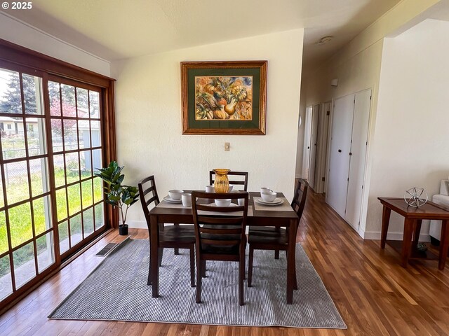1214 NE Loper Ave, Prineville, OR 97754 - dining space with wood finished floors and baseboards