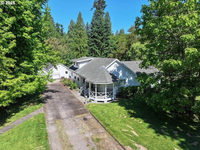 22885 S Tendril Ln, West Linn, OR 97068 - view from above of property featuring a heavily wooded area