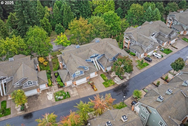 bird's eye view featuring a residential view