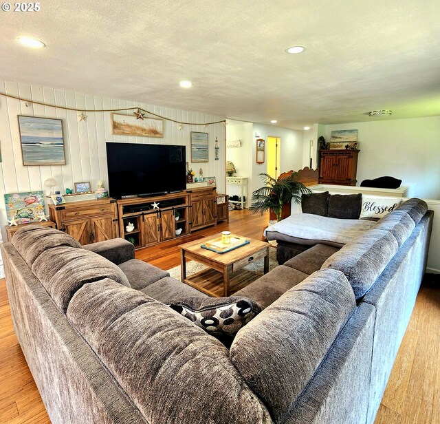97640 Kadora Ln, North Bend, OR 97459 - living room with wood finished floors and recessed lighting