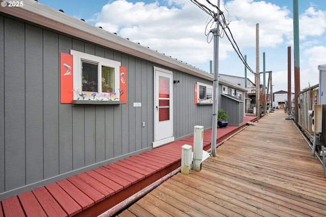 50350 Cowens Rd Unit 26/27, Scappoose, OR 97056 - wooden deck with a residential view