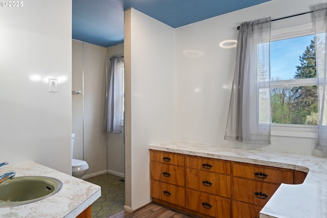 136 Morton Rd, Winlock, WA 98596 - bathroom featuring vanity and toilet