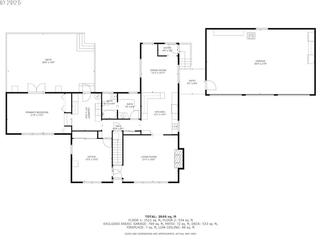 136 Morton Rd, Winlock, WA 98596 - plan