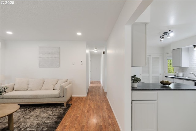 3434 Memorial Park Dr, Longview, WA 98632 - living area with light wood finished floors and recessed lighting