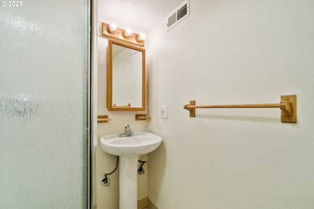 bathroom with visible vents