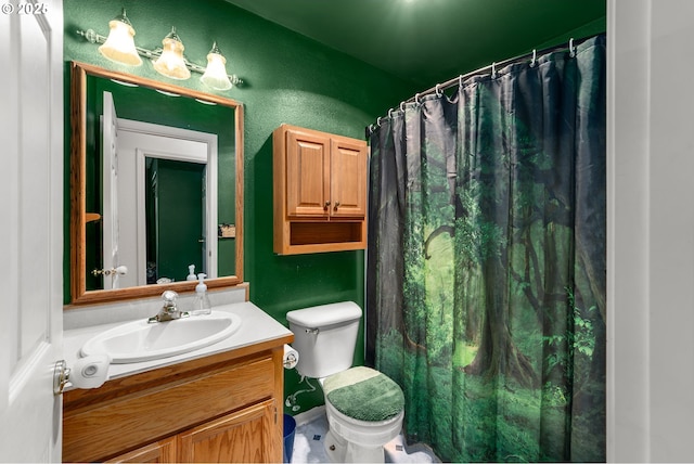 1232 E Fourth Ave, Sutherlin, OR 97479 - bathroom with vanity and curtained shower
