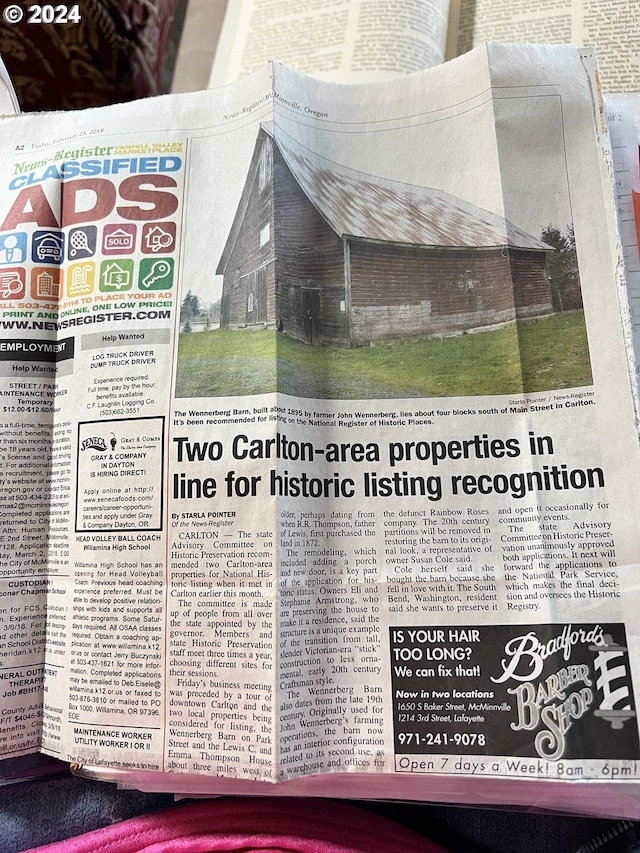 501 S Park St, Carlton, OR 97111