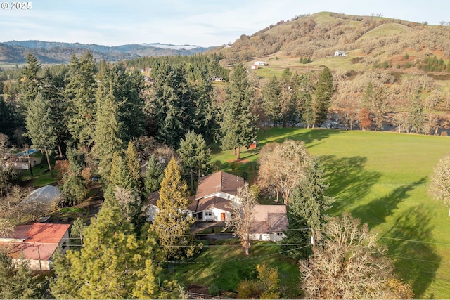 5383 Sunshine Rd, Roseburg, OR 97470 - birds eye view of property featuring a mountain view