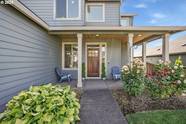 132 N 39th Ct, Ridgefield, WA 98642 - view of exterior entry with a porch