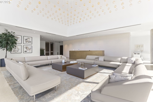 1150 NW Quimby St Unit 442, Portland, OR 97209 - living room featuring recessed lighting