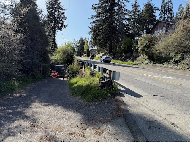 view of road