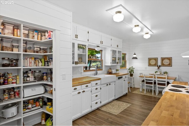 pantry with a sink