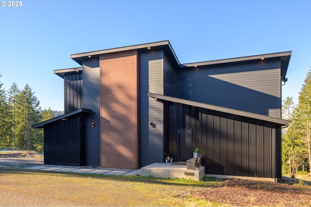 view of rear view of property