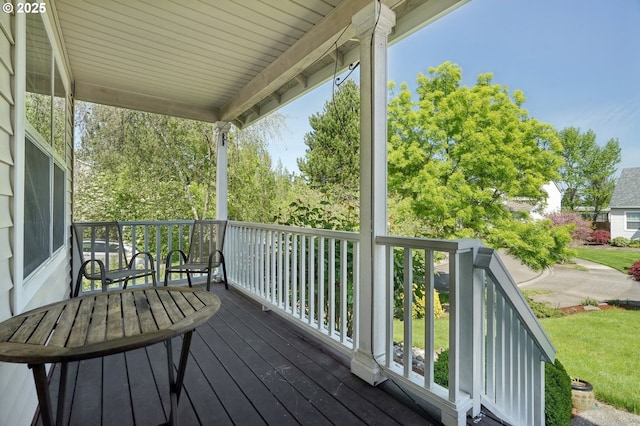 view of deck