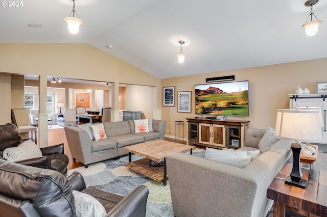 3664 W Chinook Ave, Cannon Beach, OR 97110 - living area with lofted ceiling