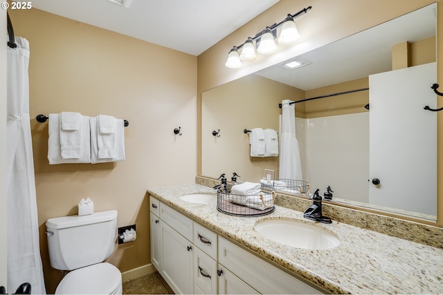 3664 W Chinook Ave, Cannon Beach, OR 97110 - full bath featuring double vanity and a shower with shower curtain