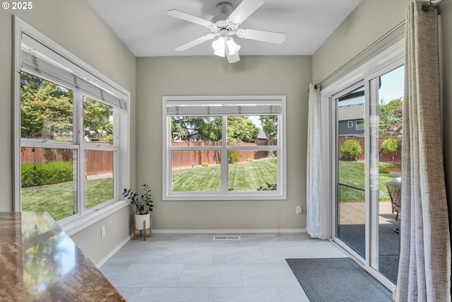 23836 SW Warbler Pl, Sherwood, OR 97140 - unfurnished sunroom with healthy amount of natural light and baseboards