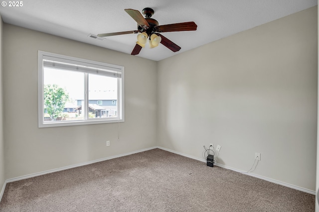 23836 SW Warbler Pl, Sherwood, OR 97140 - carpeted spare room featuring a ceiling fan and baseboards