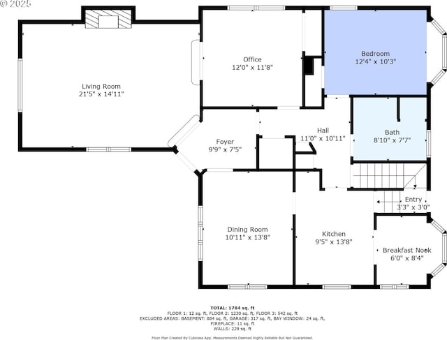 2804 NE 46th Ave, Portland, OR 97213 - room layout