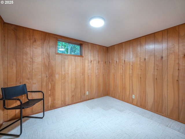 2830 Capital Dr, Eugene, OR 97403 - below grade area with wooden walls