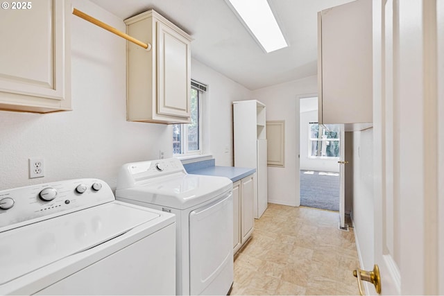 9341 N Pier Park Pl, Portland, OR 97203 - laundry area featuring cabinet space and washing machine and clothes dryer