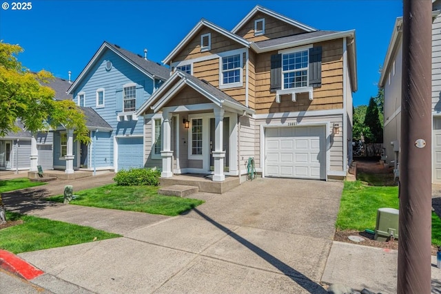 20657 SW Nantucket Ln, Beaverton, OR 97006 - view of front facade featuring a garage and driveway