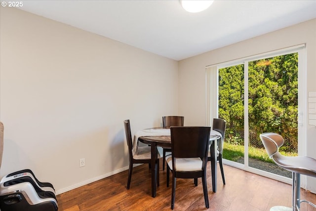 20657 SW Nantucket Ln, Beaverton, OR 97006 - dining room with wood finished floors and baseboards