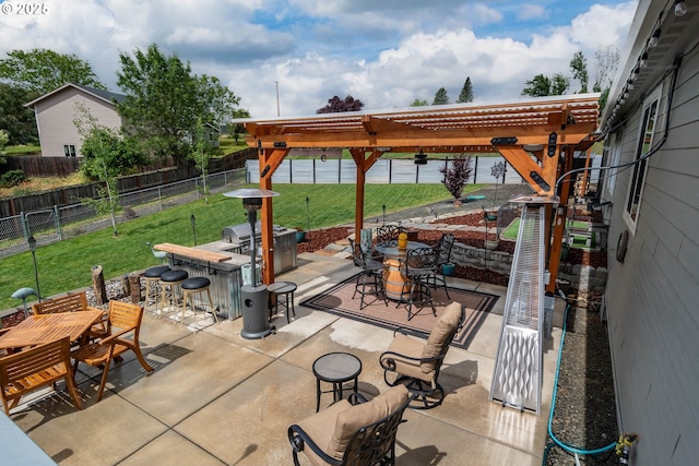 120 Sundance Ct, Roseburg, OR 97471 - view of patio / terrace with outdoor dining space and a pergola