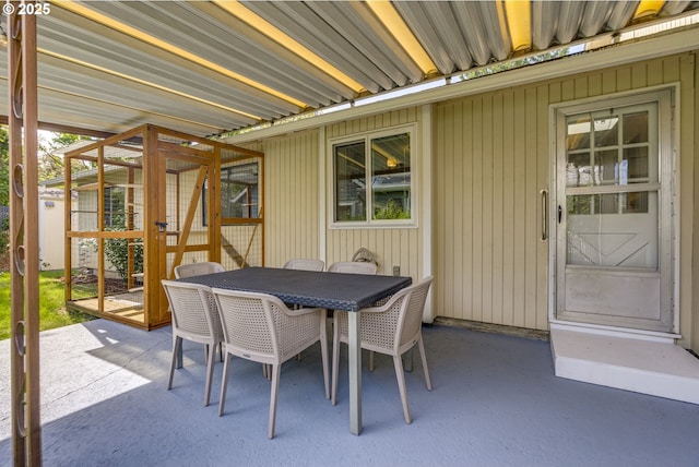 view of patio / terrace with outdoor dining space