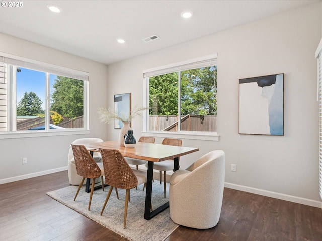 11179 SE Honorable Way, Happy Valley, OR 97086 - dining room featuring wood finished floors and recessed lighting