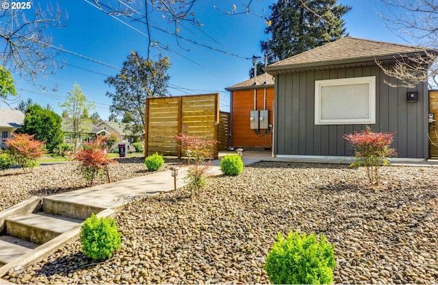 view of outbuilding