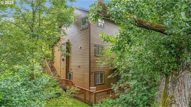 1259 SE Stapleton Loop, Gresham, OR 97080 - view of home's exterior with a deck