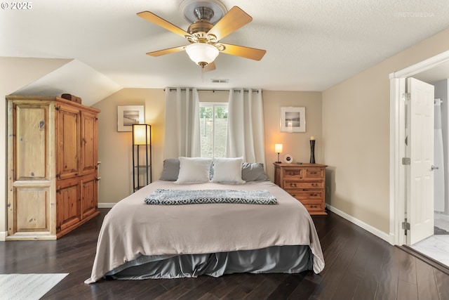 7100 SW 164th Ter, Beaverton, OR 97007 - bedroom featuring dark wood-type flooring, baseboards, and a ceiling fan