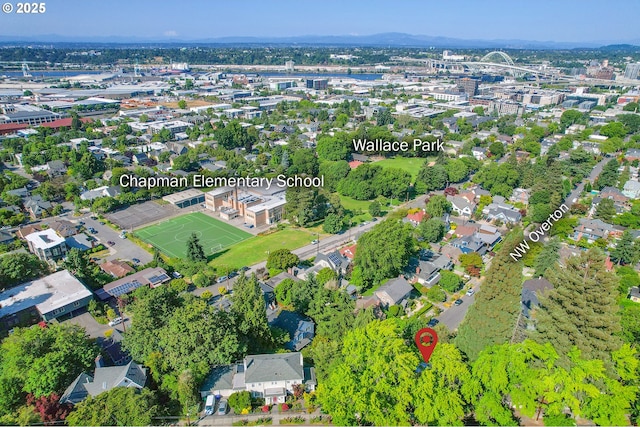 2687 NW Cornell Rd, Portland, OR 97210 - aerial overview of property's location