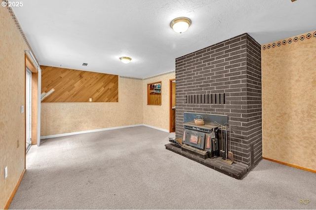 61241 Perry Creek Rd, Saint Helens, OR 97051 - unfurnished living room featuring baseboards and carpet flooring