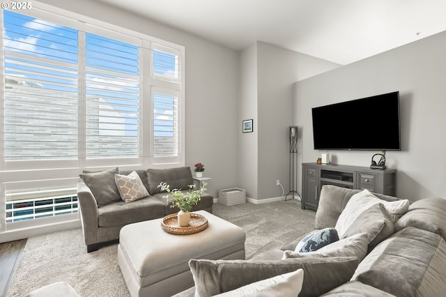 12600 SW Crescent St, Beaverton, OR 97005 - living room with light carpet and baseboards