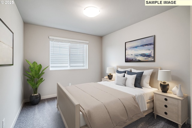 12176 SW Champlin Ln, Beaverton, OR 97007 - bedroom featuring dark carpet and baseboards