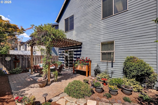 12626 Tradewind St, Oregon City, OR 97045 - view of patio / terrace with a pergola