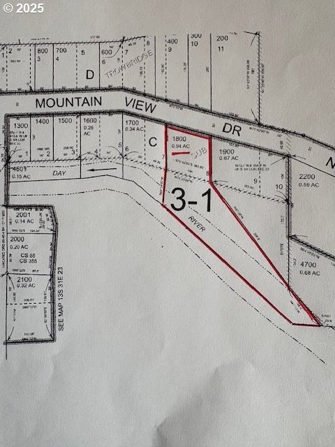 100 NW 7th Ave, John Day, OR 97845 - map showing property parcels