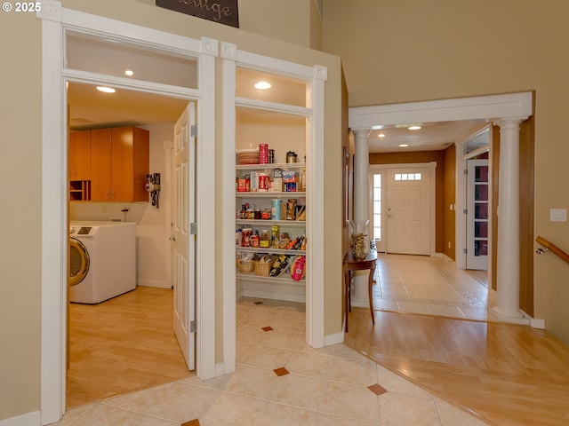 1802 NW Ogden St, Camas, WA 98607 - storage area featuring washer / dryer