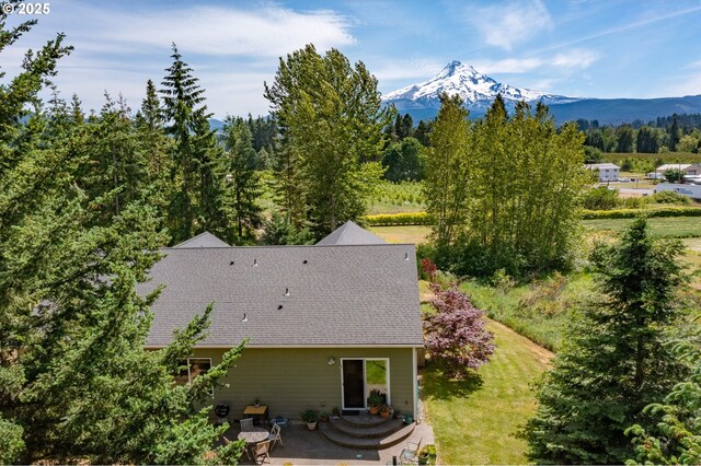 4080 Cunningham Dr, Mount Hood Prkdl, OR 97041 - aerial view with a mountain view